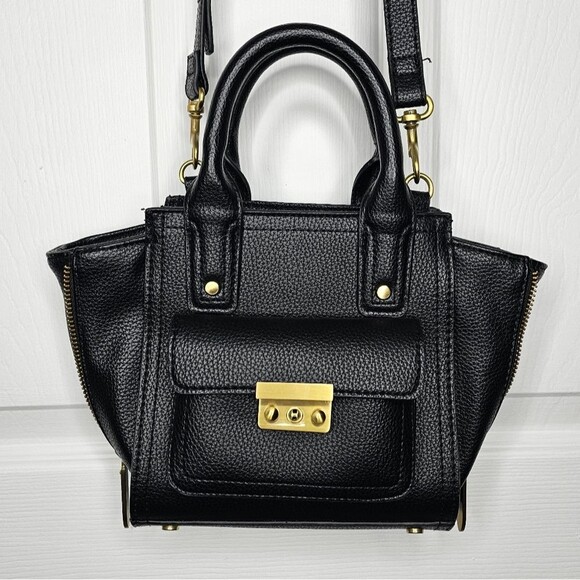 3.1 Phillip Lim for Target Black Faux Leather Mini Crossbody Bag - Picture 3 of 9